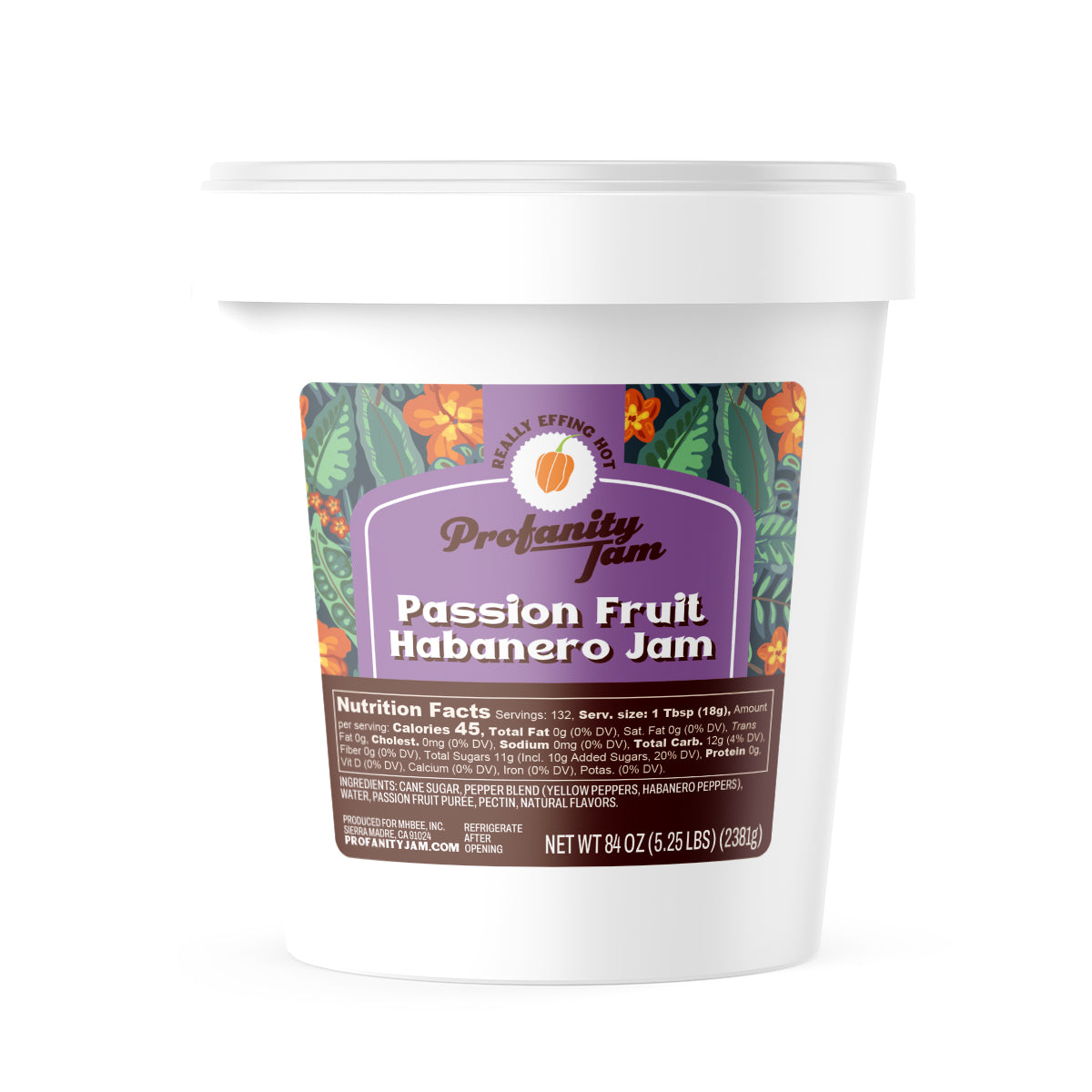 B2B Passion Fruit Habanero Profanity Pail