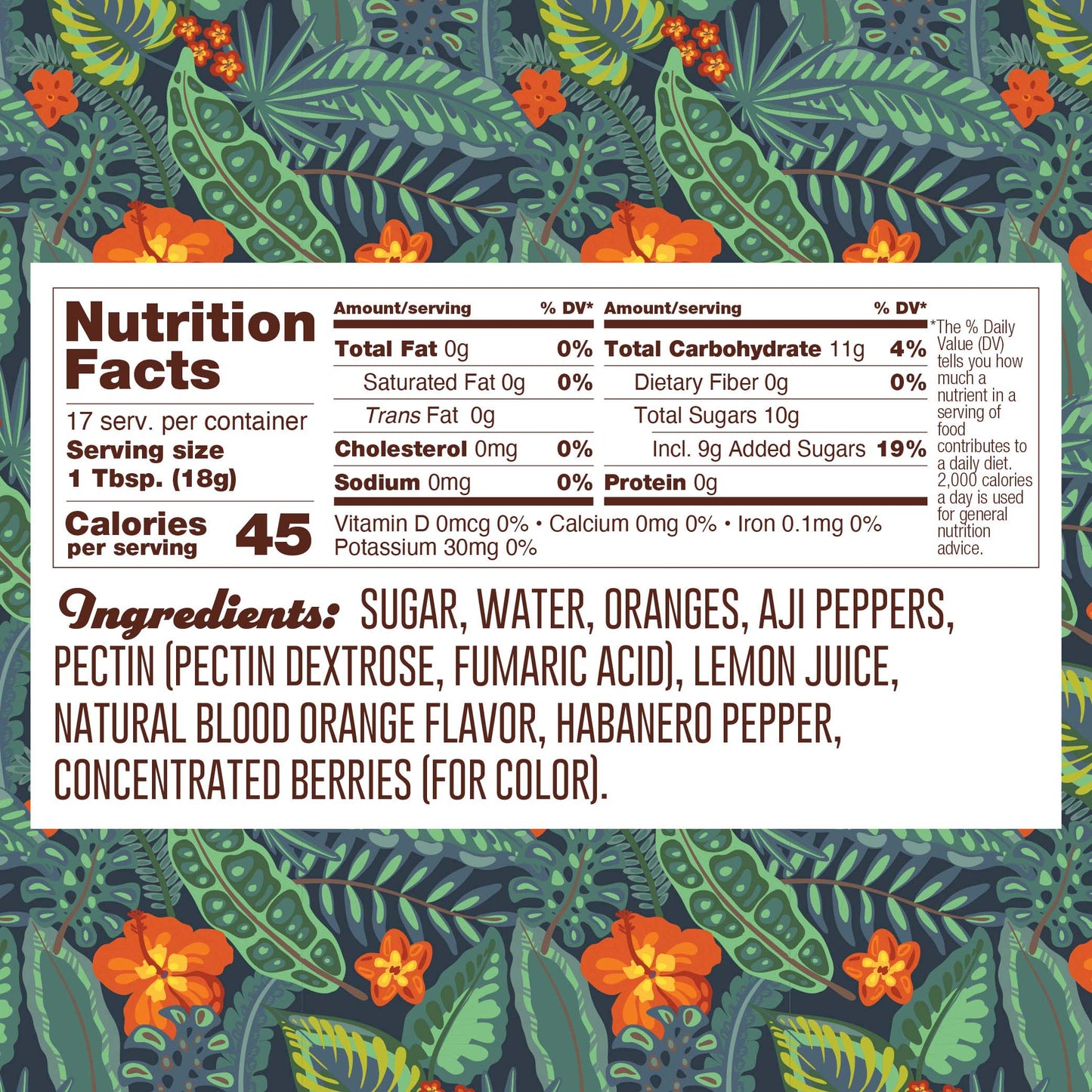 B2B Blood Orange Habanero 9oz Case/12